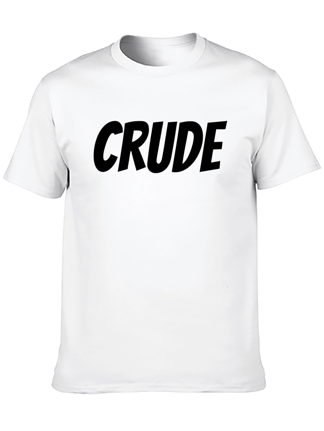 Crude Graphic Tee - Mens Black T-Shirt