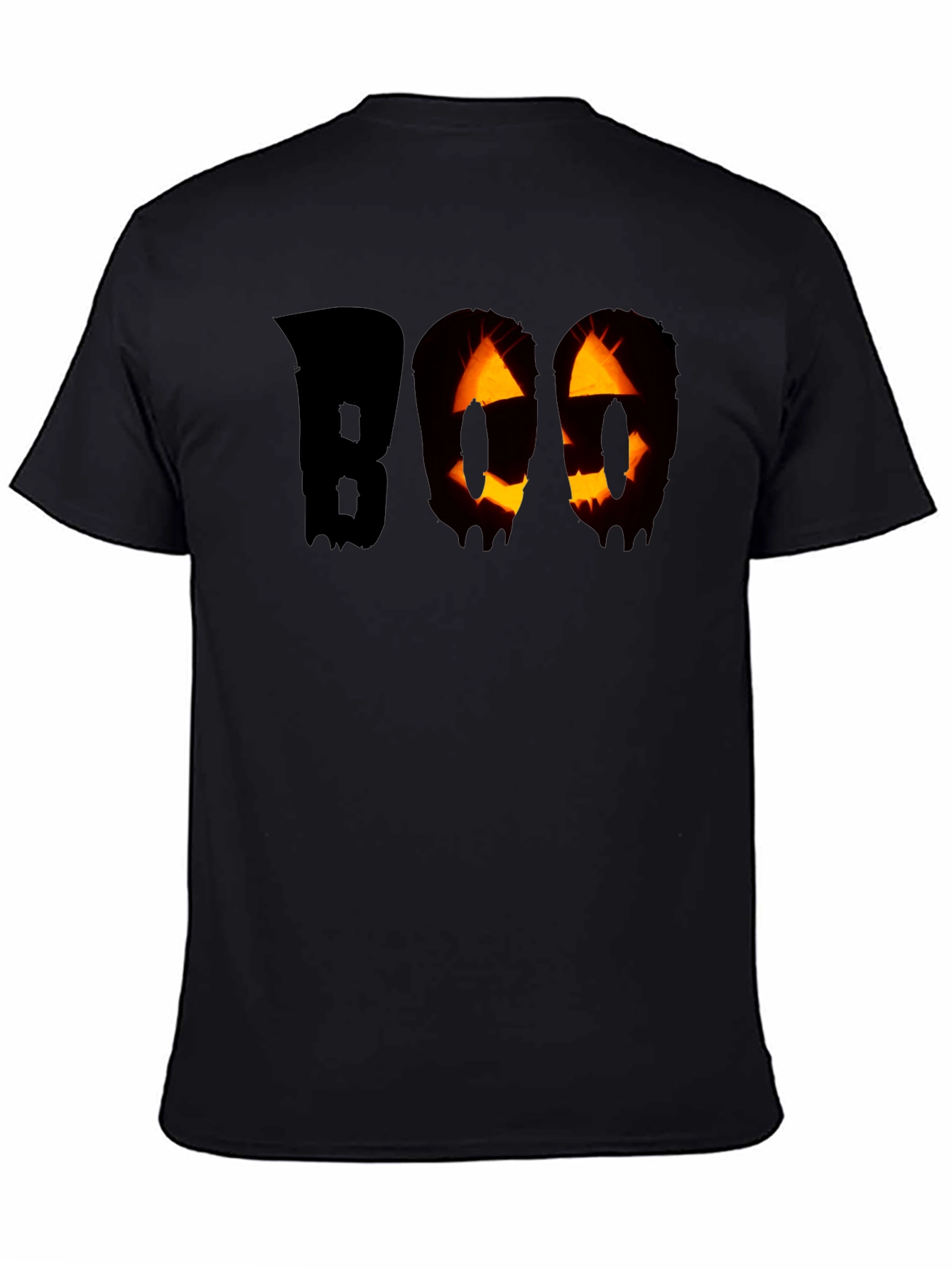 Halloween Boo Pumpkin Face T-Shirt