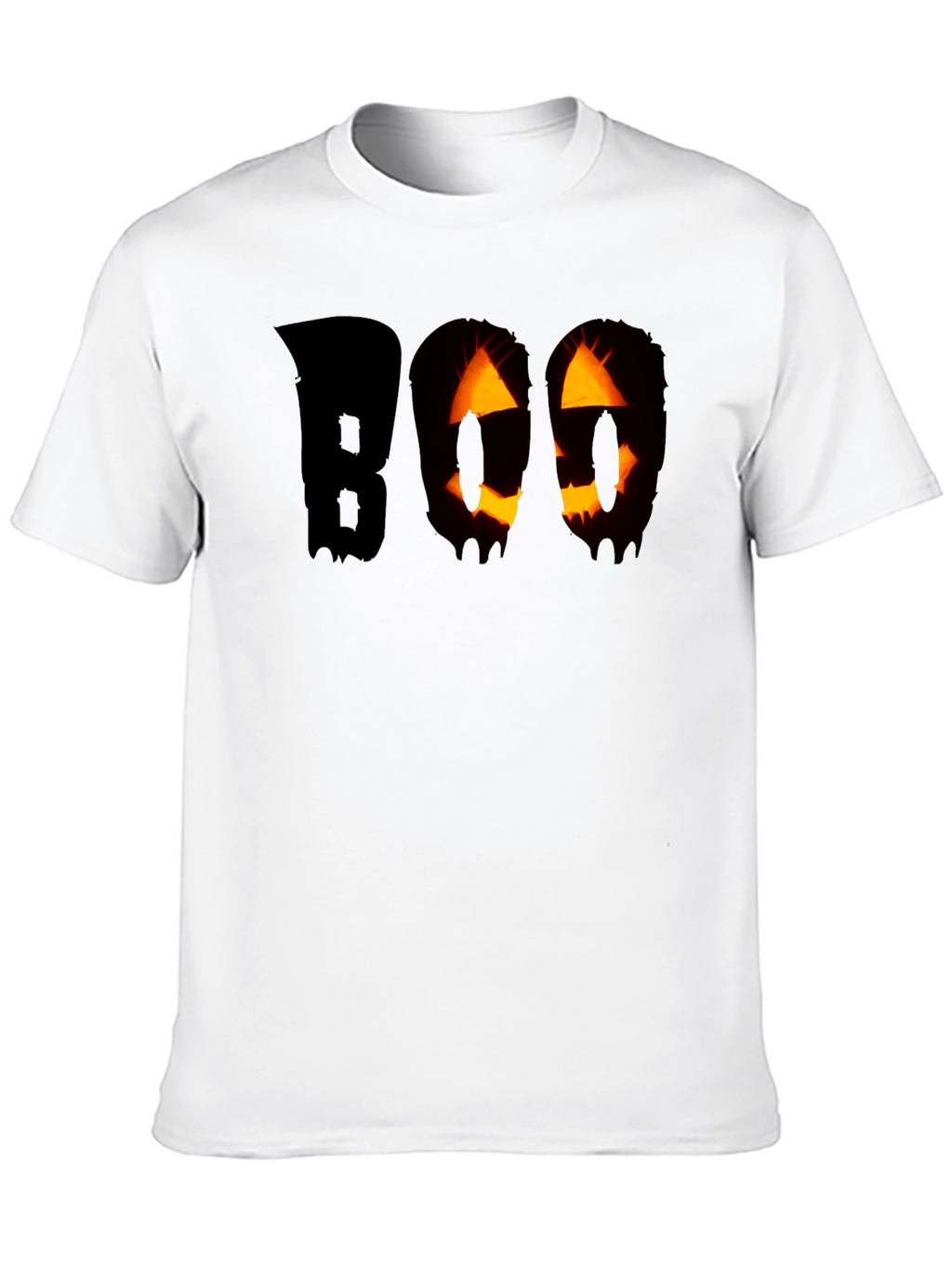 Halloween Boo Pumpkin Face T-Shirt