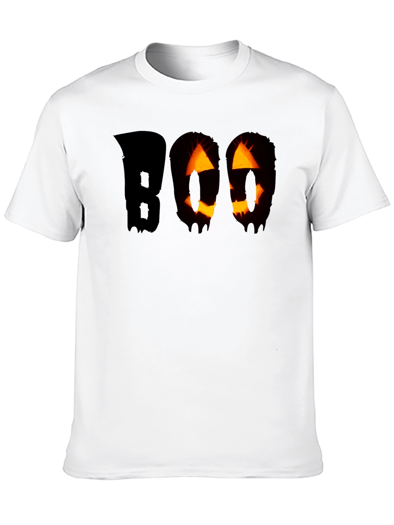 Halloween Boo Pumpkin Face T-Shirt