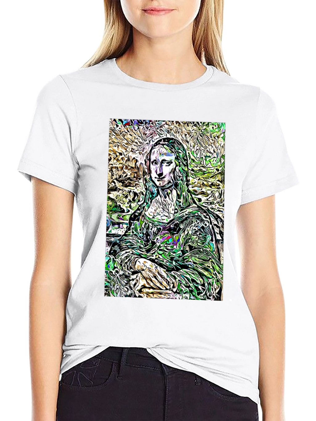 Mona Lisa Art Graphic T-Shirt