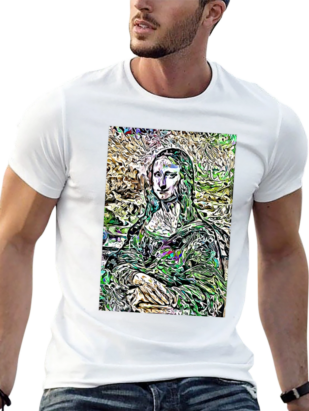 Mona Lisa Art Graphic T-Shirt