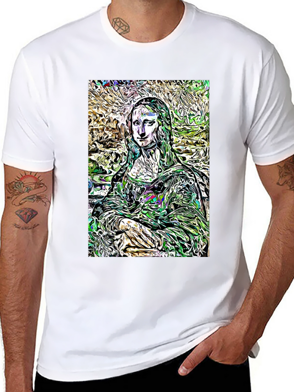 Mona Lisa Art Graphic T-Shirt