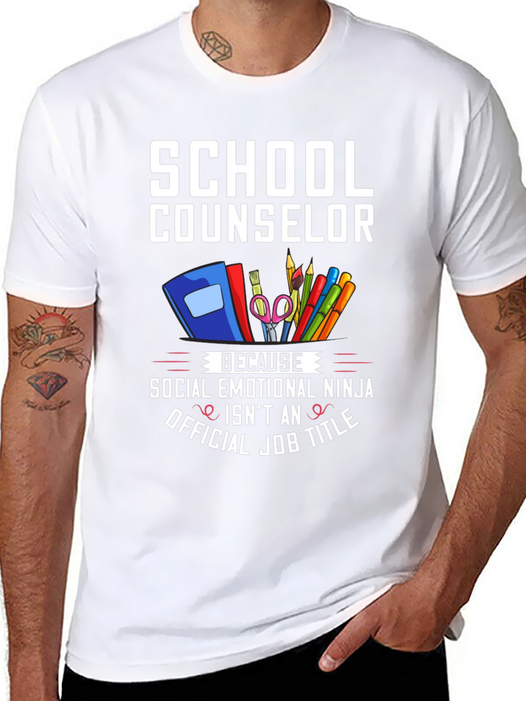 School Counselor T-Shirt: Social Emotional Ninja