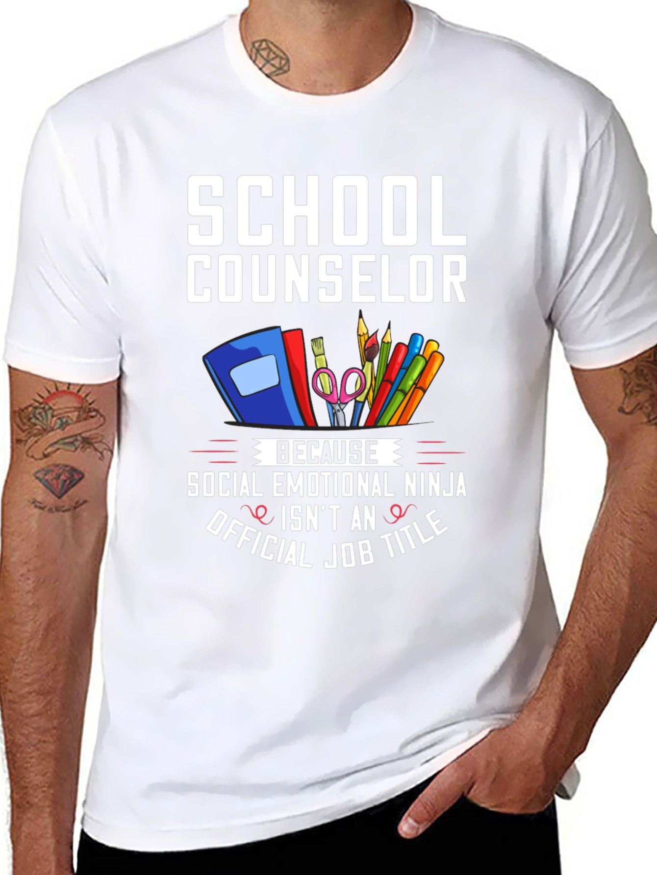 School Counselor T-Shirt: Social Emotional Ninja