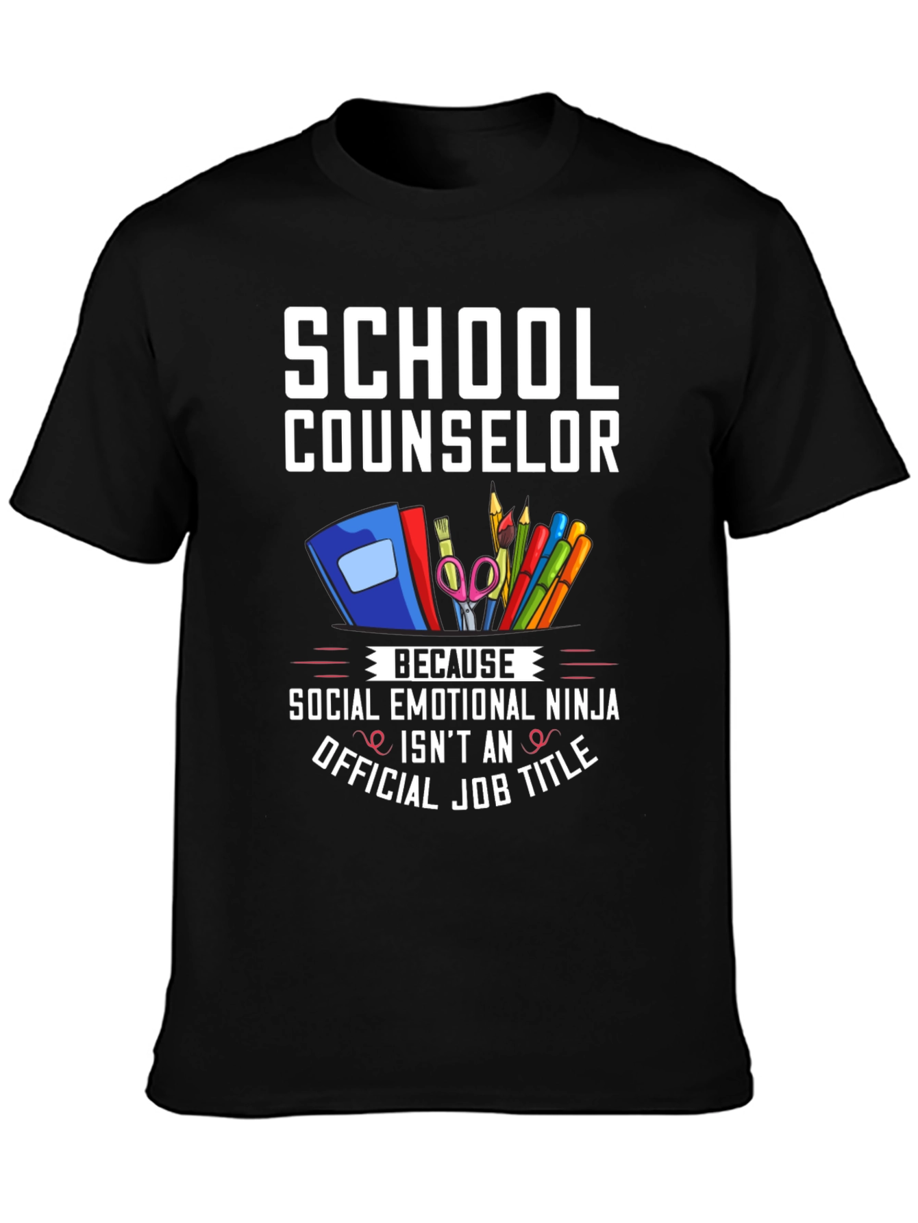 School Counselor T-Shirt: Social Emotional Ninja