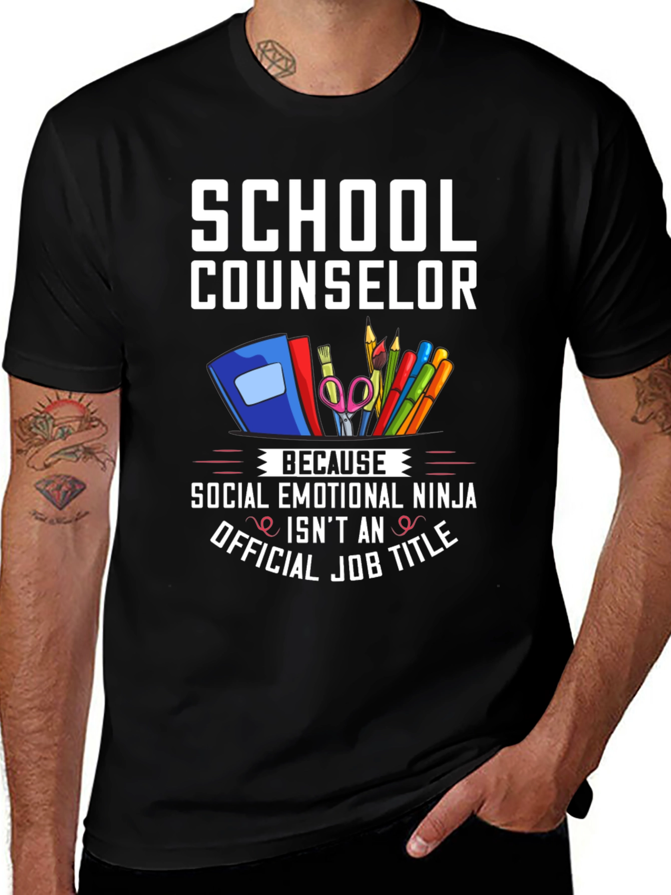 School Counselor T-Shirt: Social Emotional Ninja