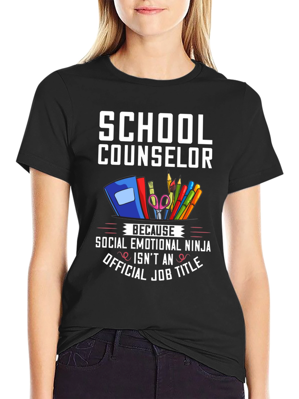 School Counselor T-Shirt: Social Emotional Ninja