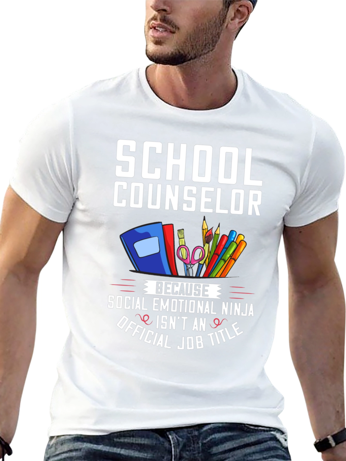 School Counselor T-Shirt: Social Emotional Ninja