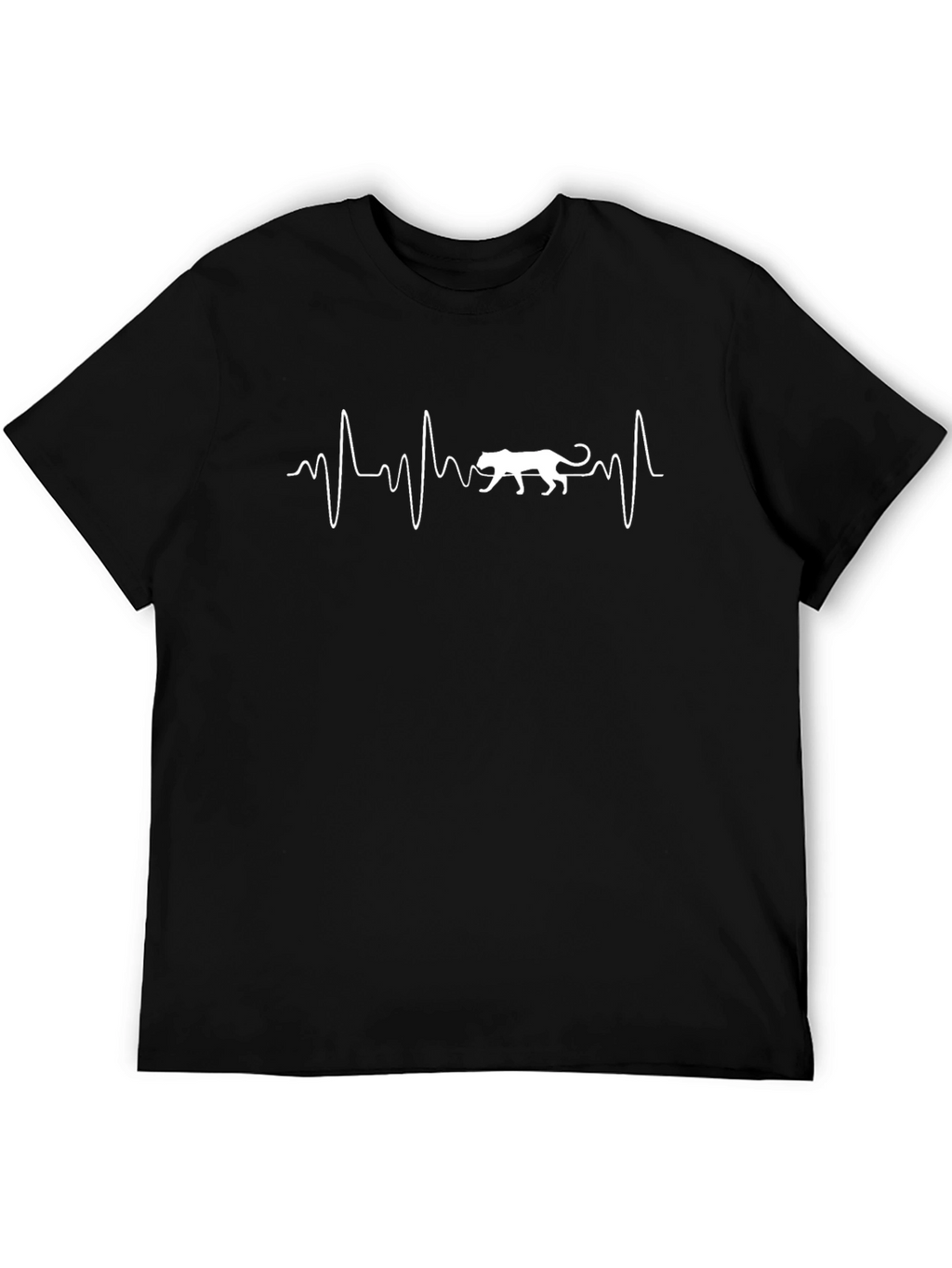 Heartbeat Jaguar Black Graphic Tee