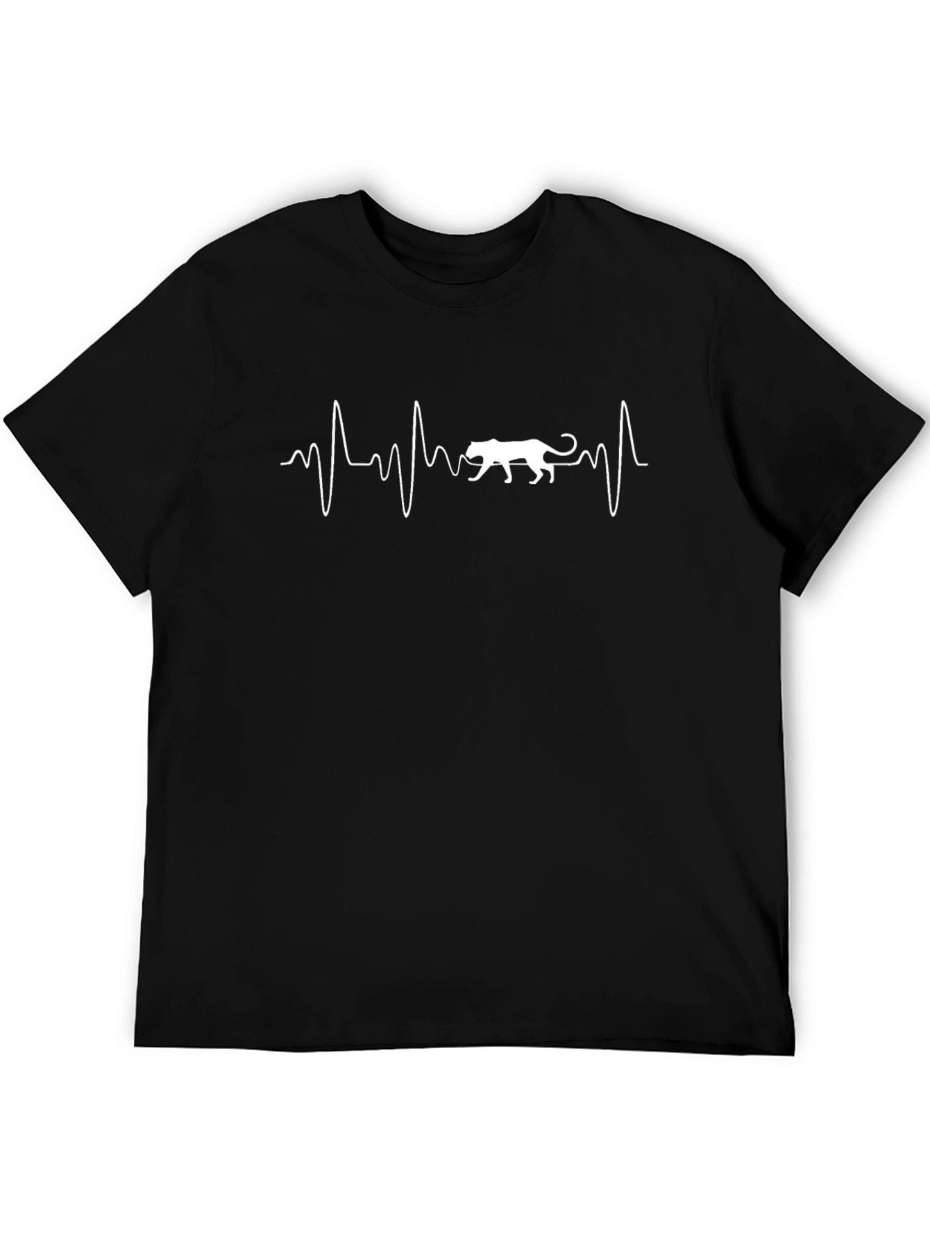Heartbeat Jaguar Black Graphic Tee