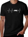 Heartbeat Jaguar Black Graphic Tee