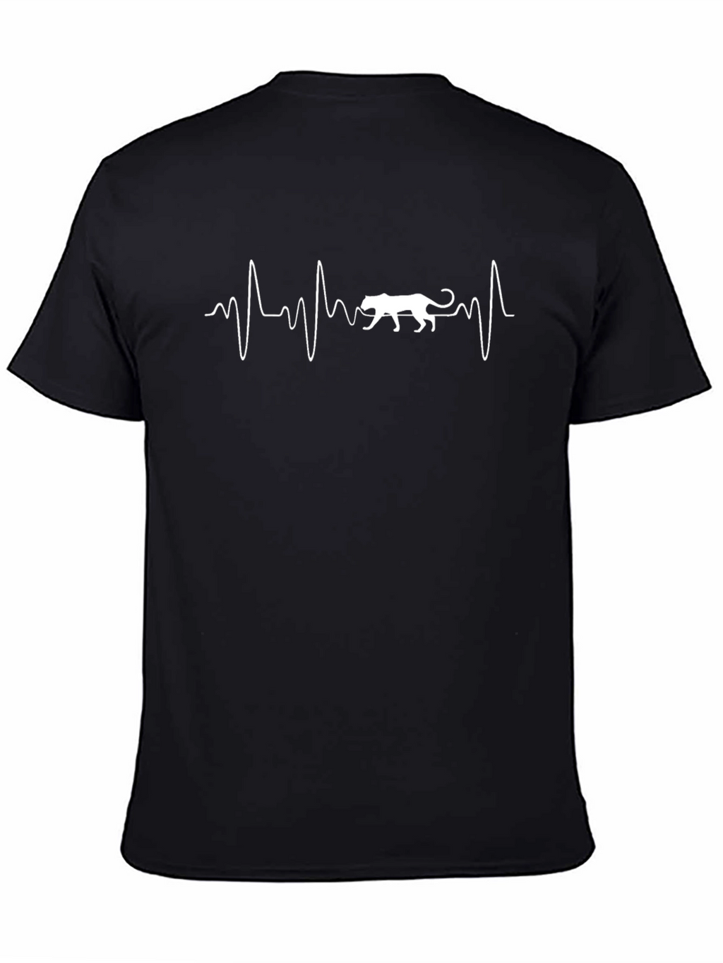Heartbeat Jaguar Black Graphic Tee