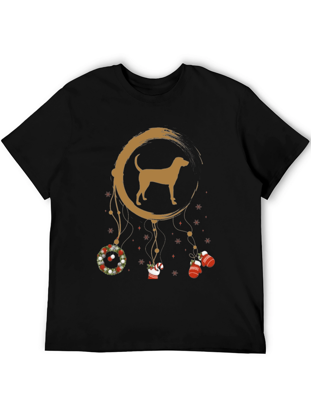Dog Dreamcatcher Christmas Graphic Tee
