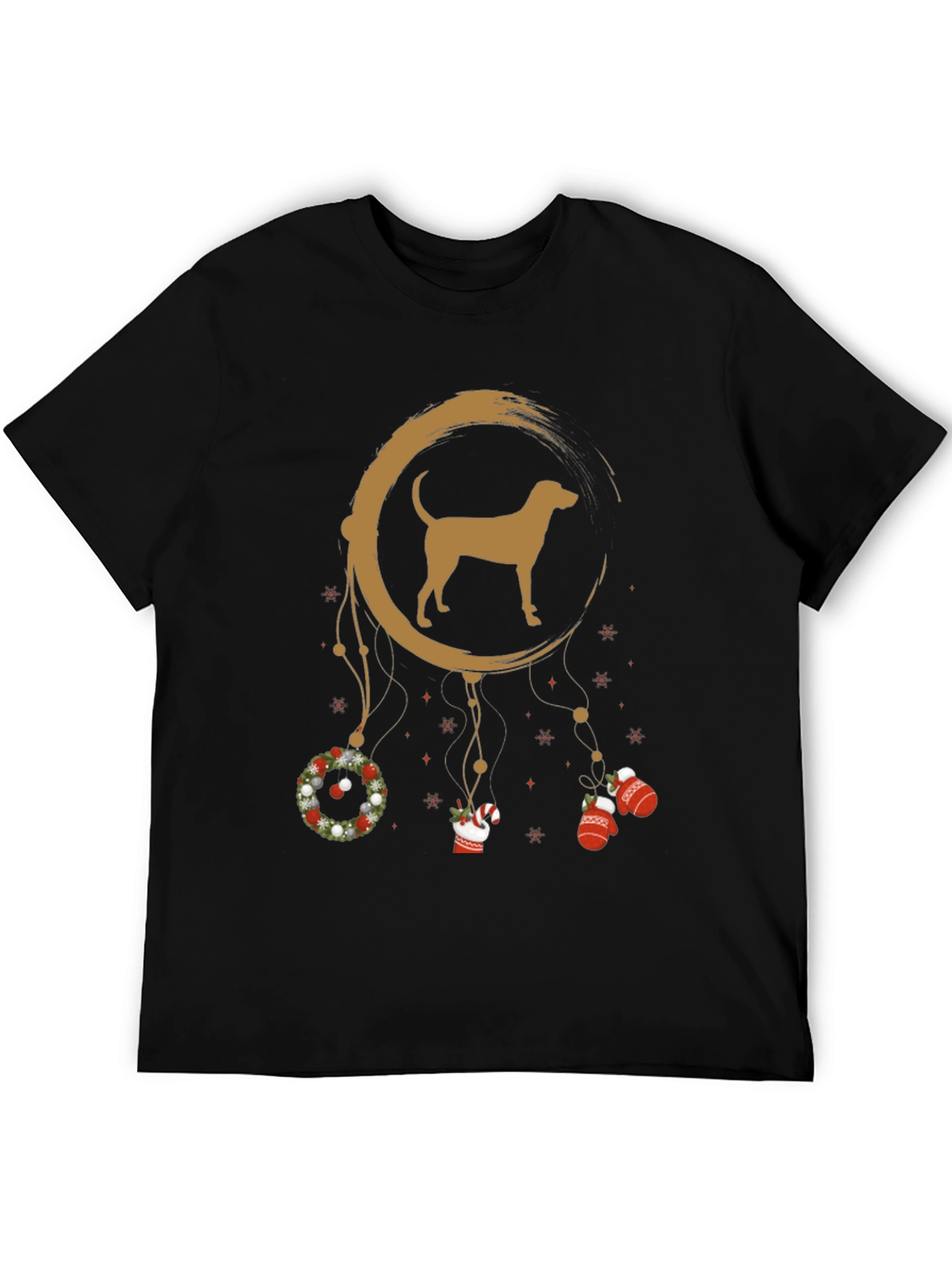 Dog Dreamcatcher Christmas Graphic Tee