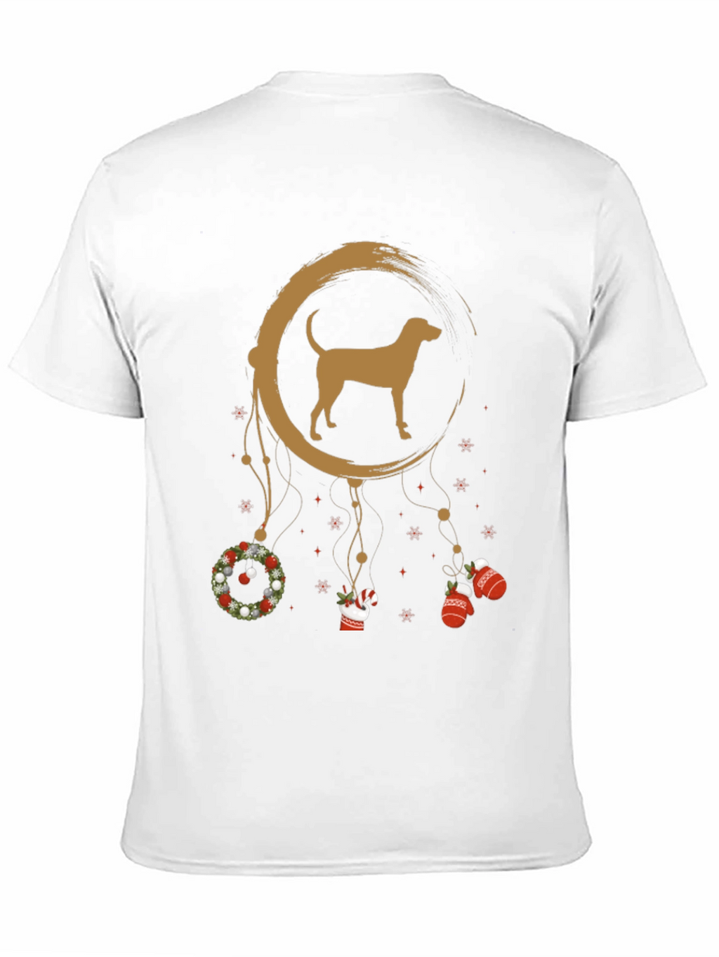 Dog Dreamcatcher Christmas Graphic Tee