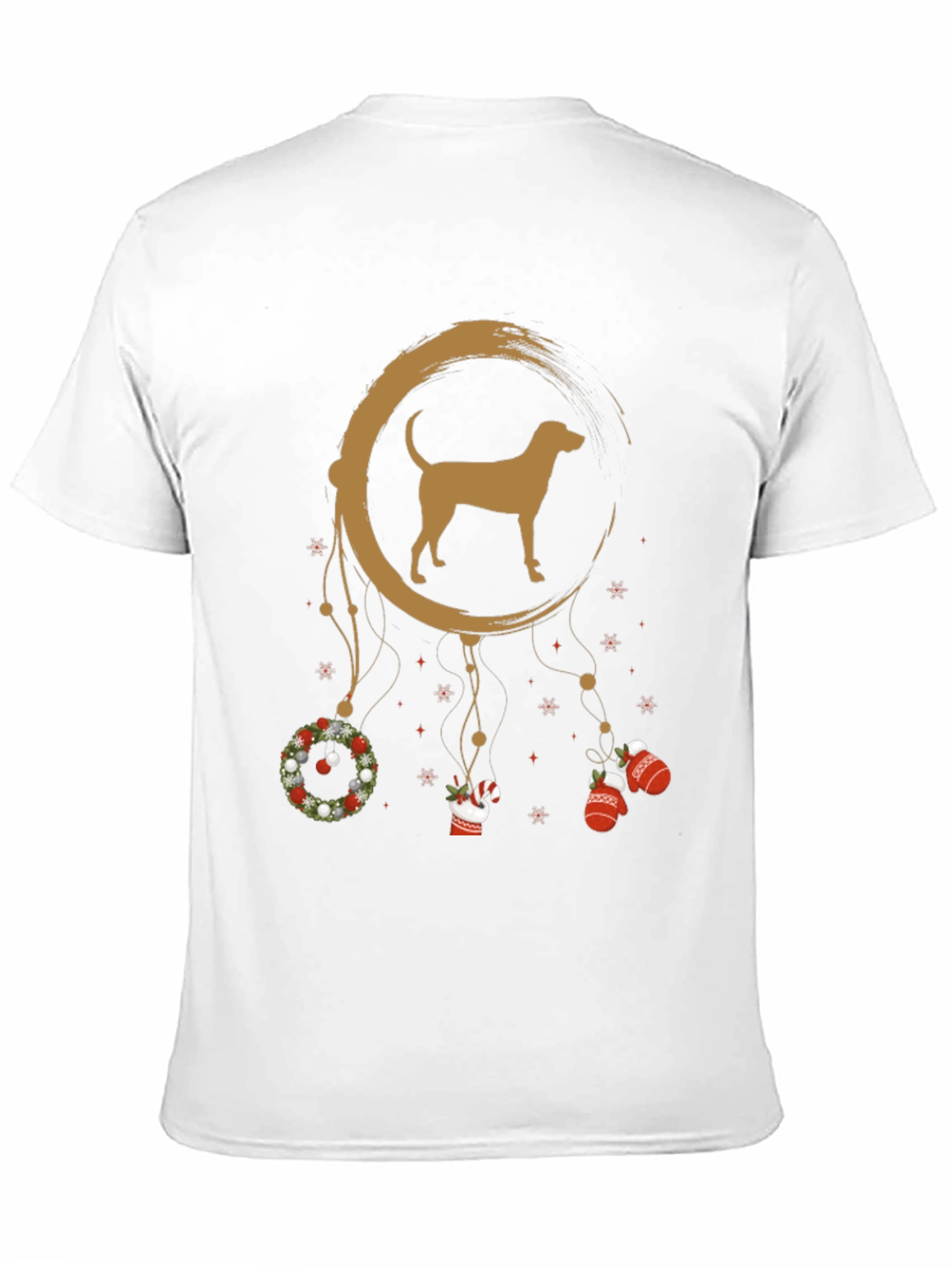 Dog Dreamcatcher Christmas Graphic Tee