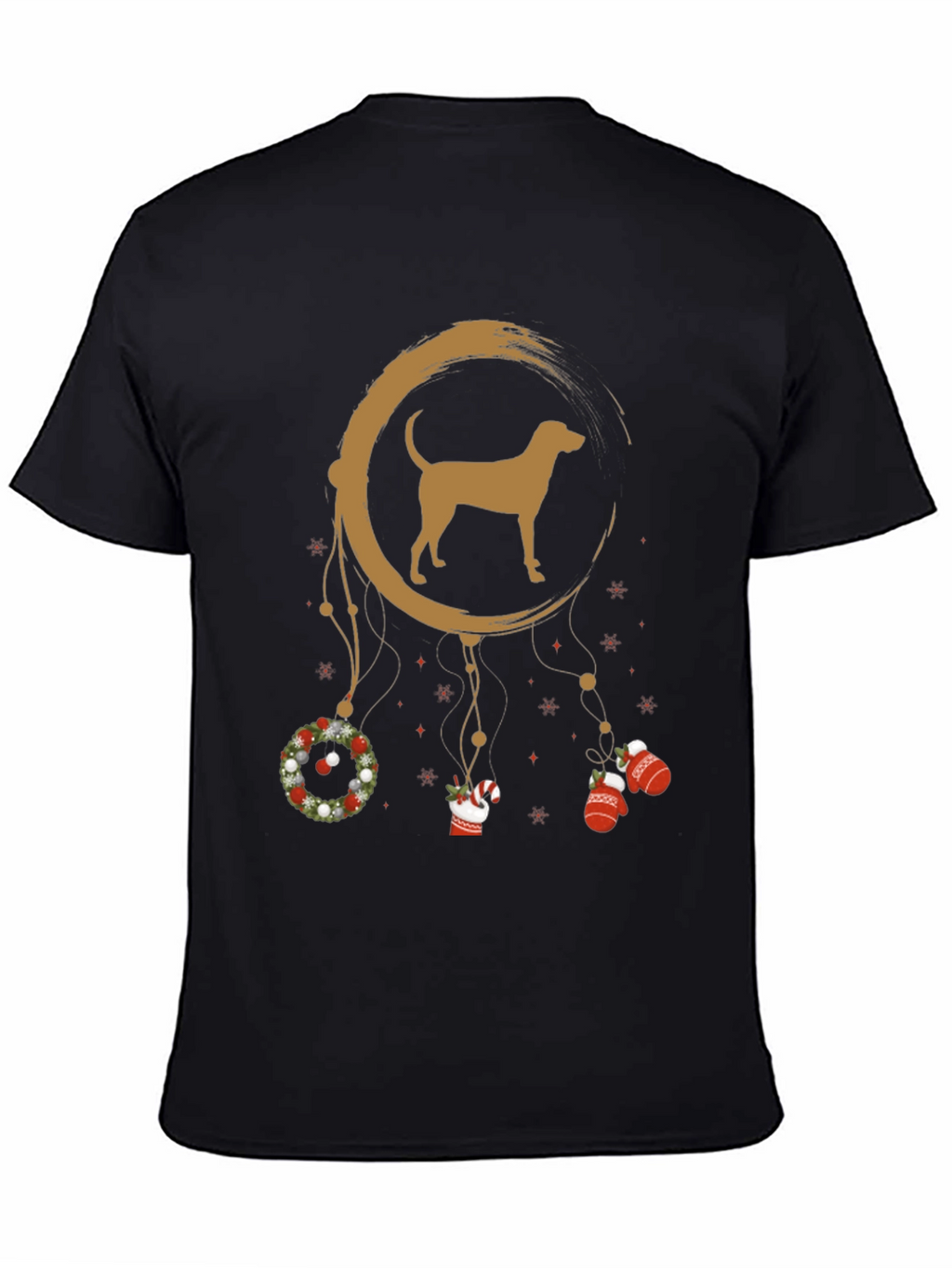 Dog Dreamcatcher Christmas Graphic Tee