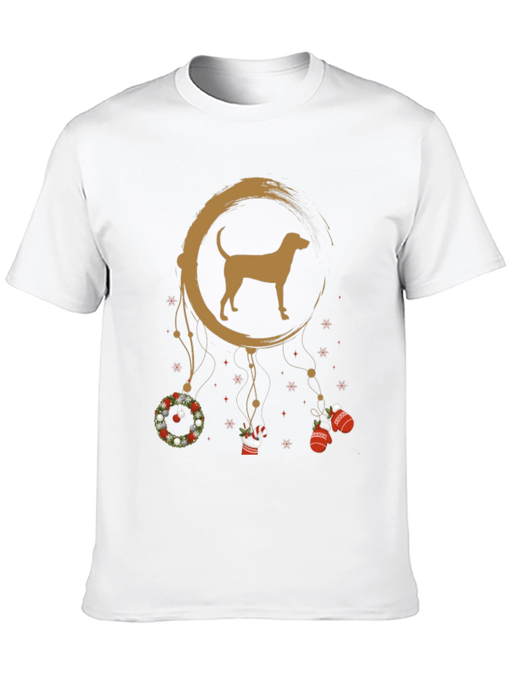 Dog Dreamcatcher Christmas Graphic Tee