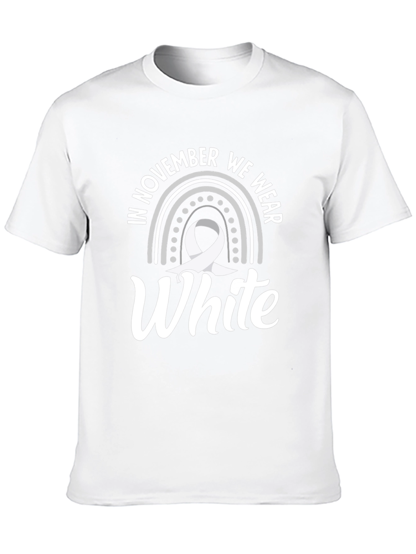 November White Awareness T-Shirt