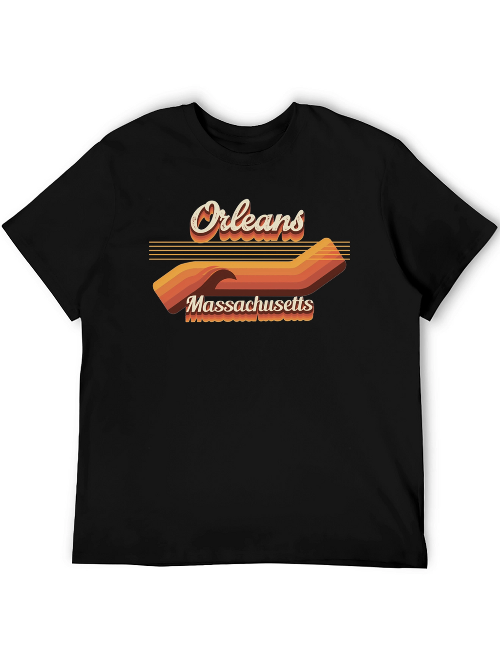 Orleans Massachusetts Retro Graphic T-Shirt