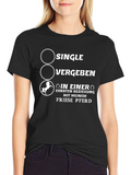 Horse Lover Relationship Status T-Shirt