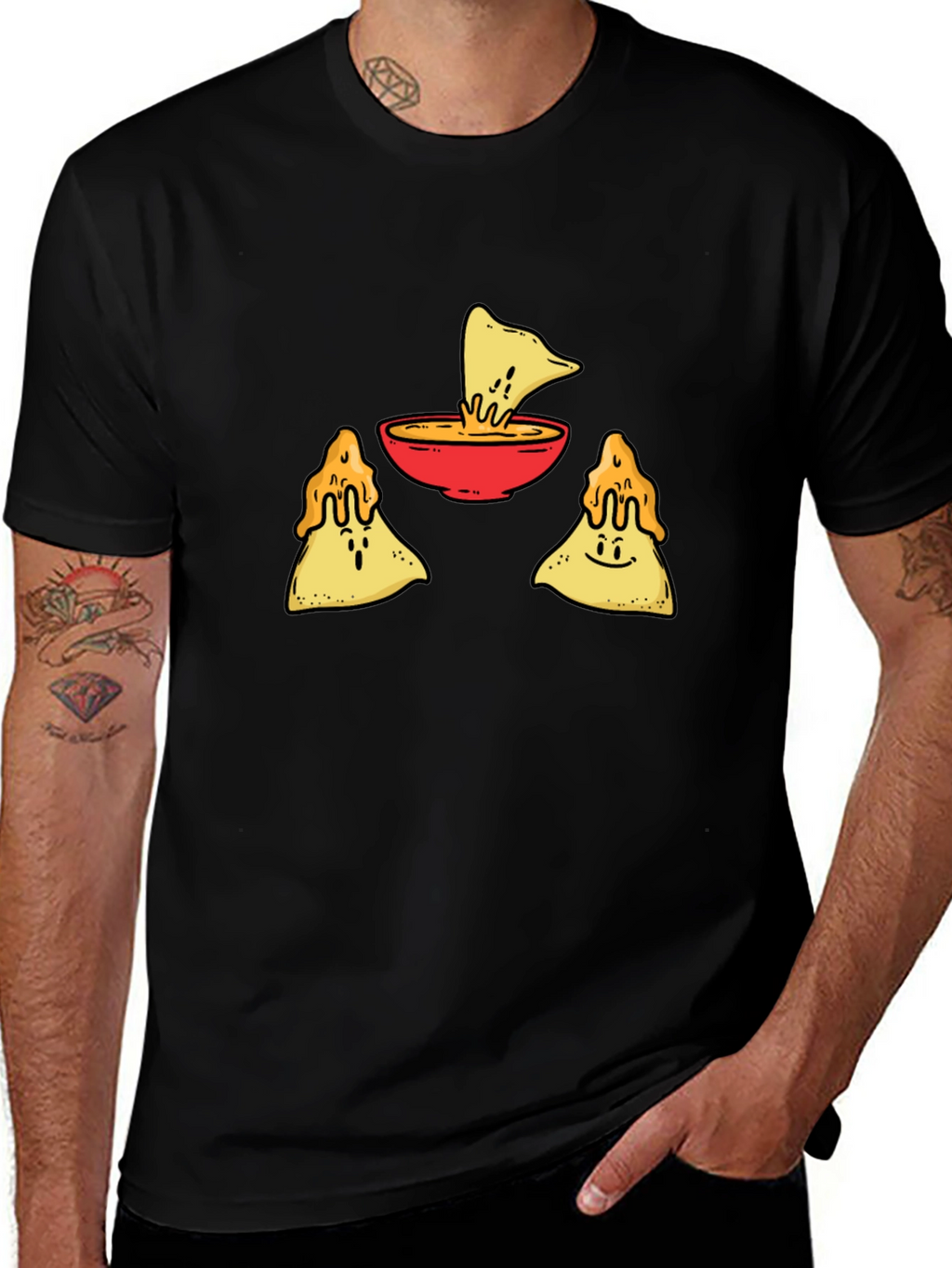 Funny Nachos & Dip Graphic Tee
