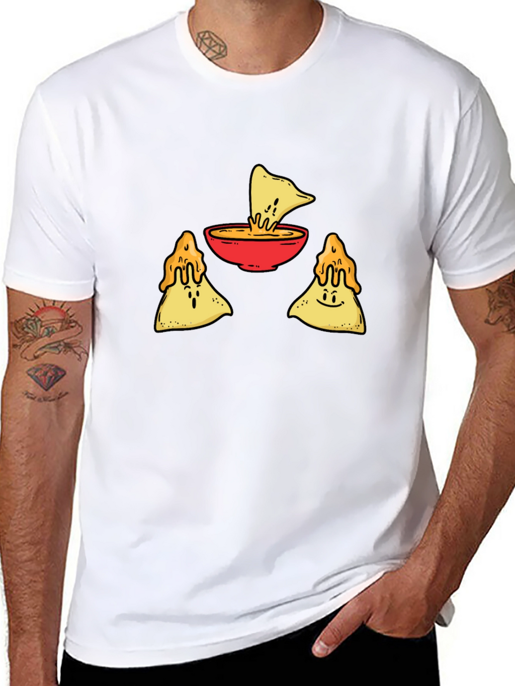 Funny Nachos & Dip Graphic Tee