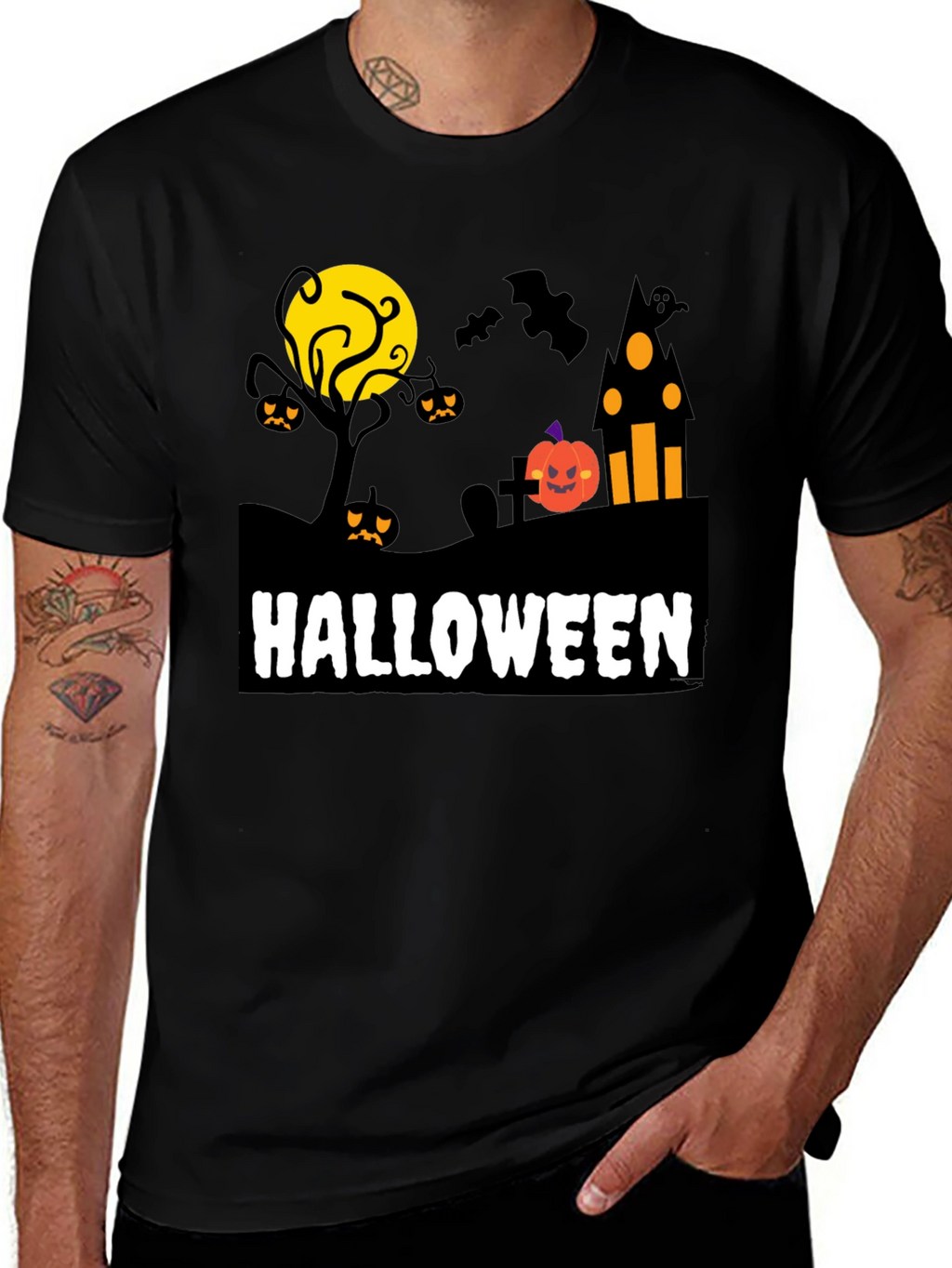 Halloween Themed Graphic Tee