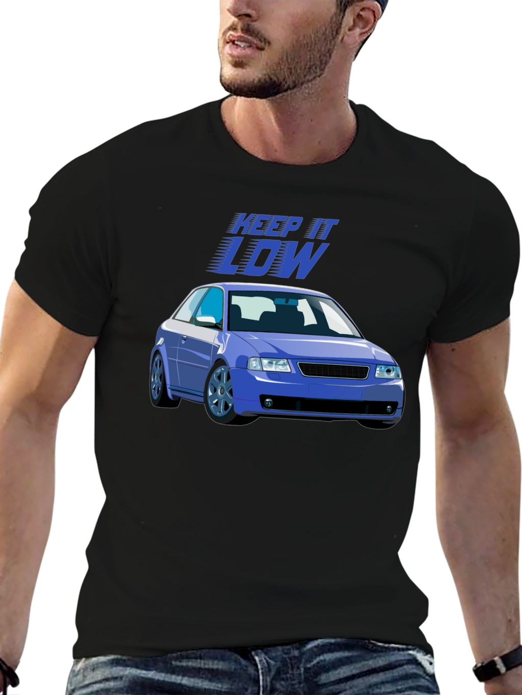 Keep It Low Car Graphic T-Shirt