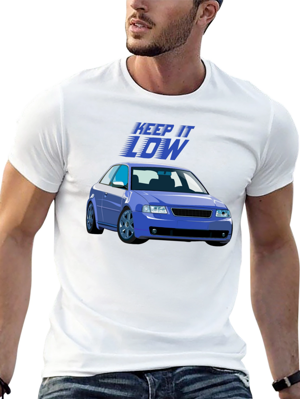 Keep It Low Car Graphic T-Shirt