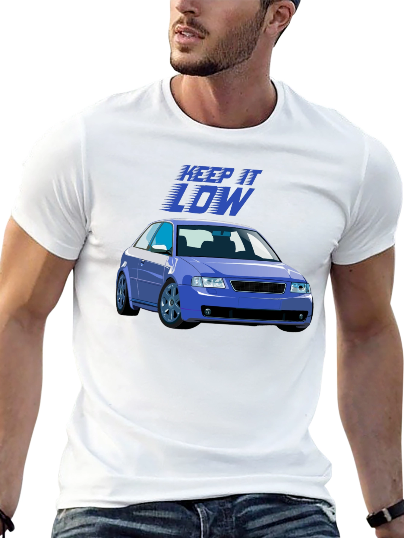 Keep It Low Car Graphic T-Shirt