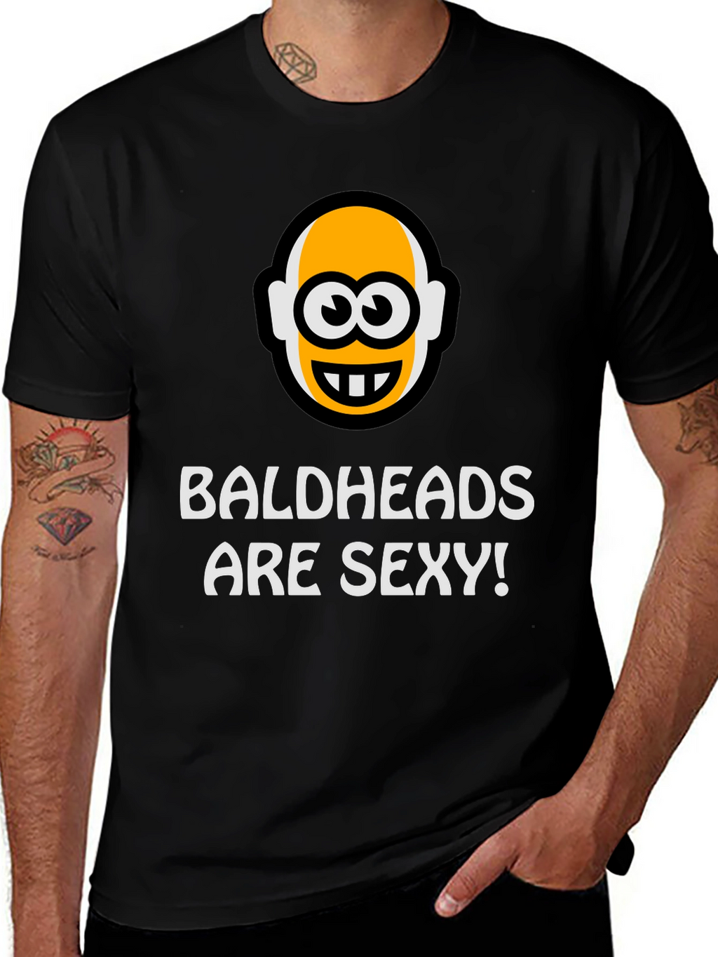 Baldheads Are Sexy! Graphic Tee - Bold Statement T-Shirt