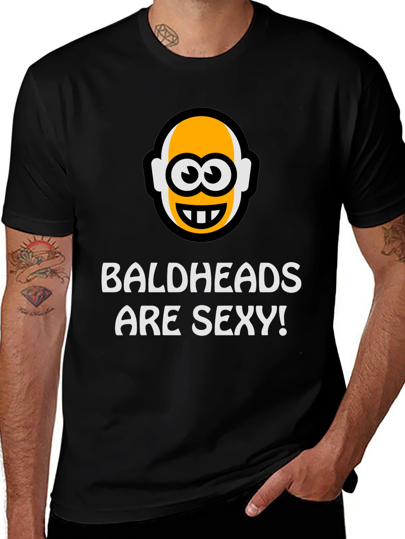 Baldheads Are Sexy! Graphic Tee - Bold Statement T-Shirt