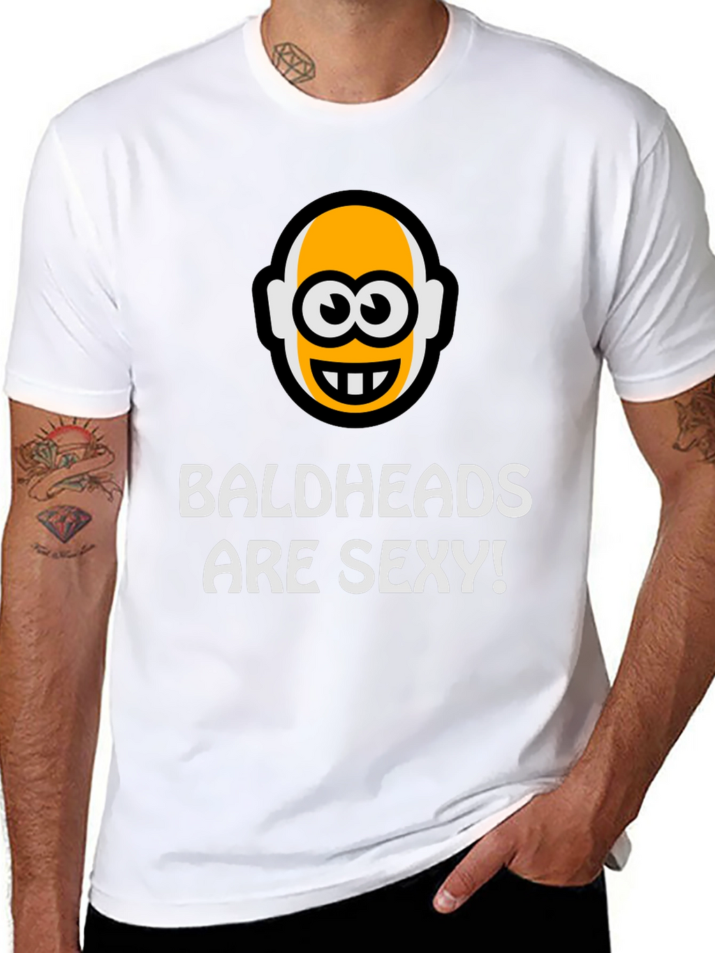 Baldheads Are Sexy! Graphic Tee - Bold Statement T-Shirt