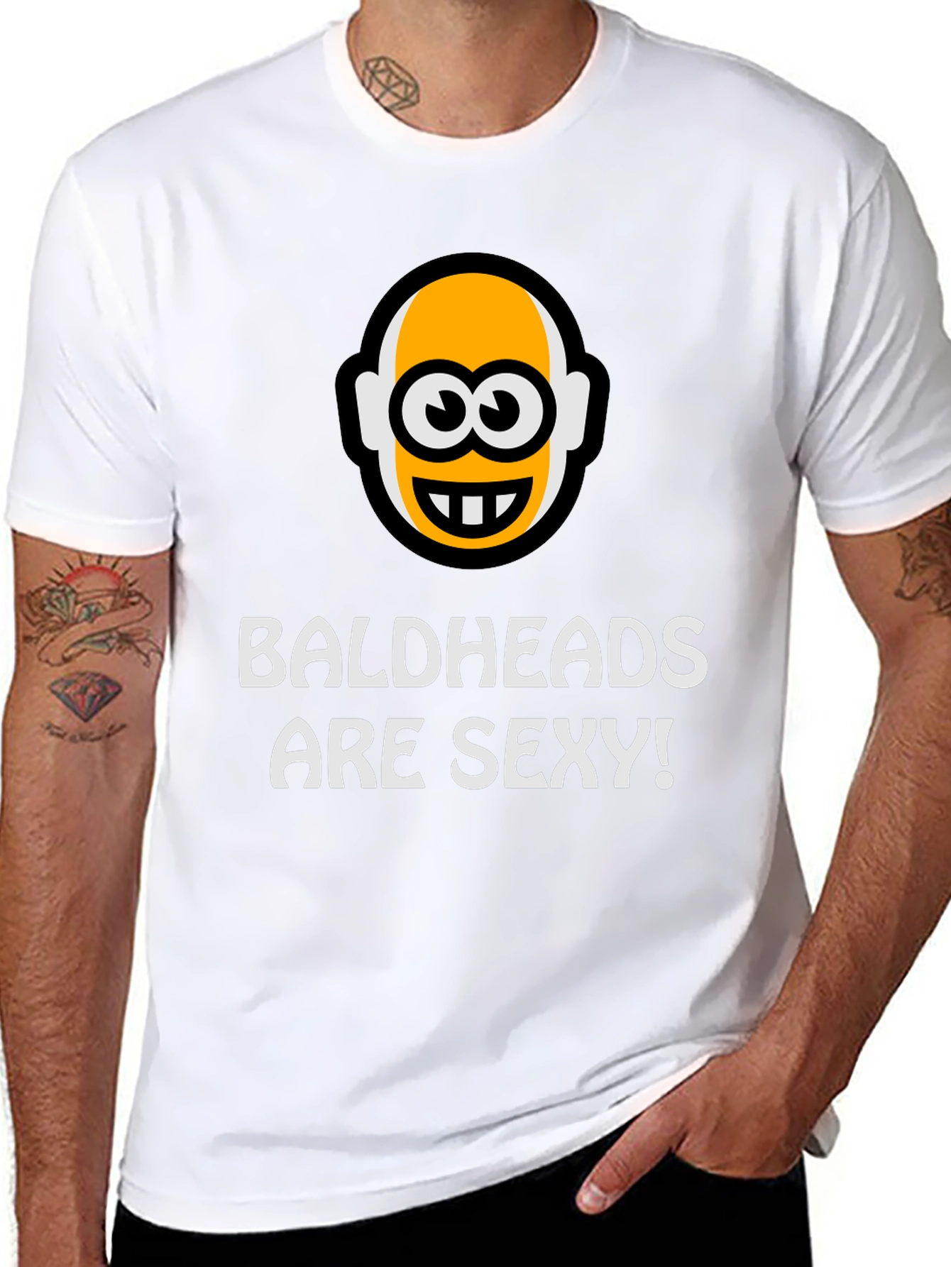 Baldheads Are Sexy! Graphic Tee - Bold Statement T-Shirt