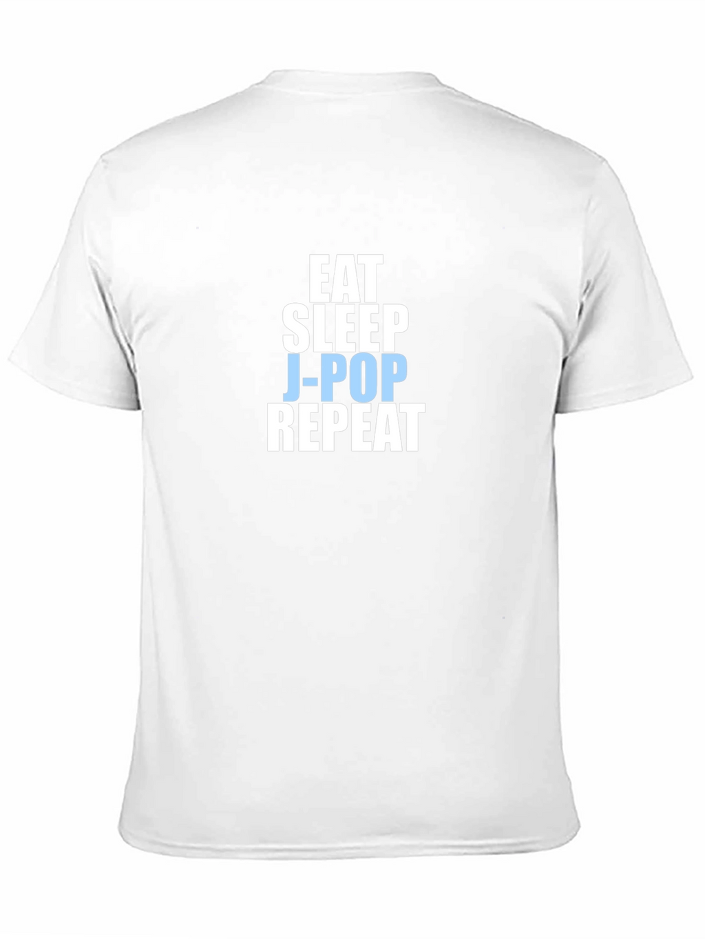 Eat Sleep J-Pop Repeat Black T-Shirt