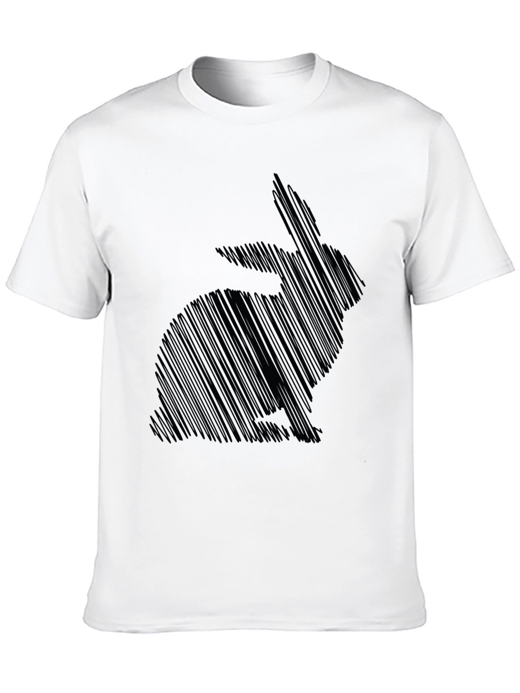 Black Rabbit Sketch Graphic Tee