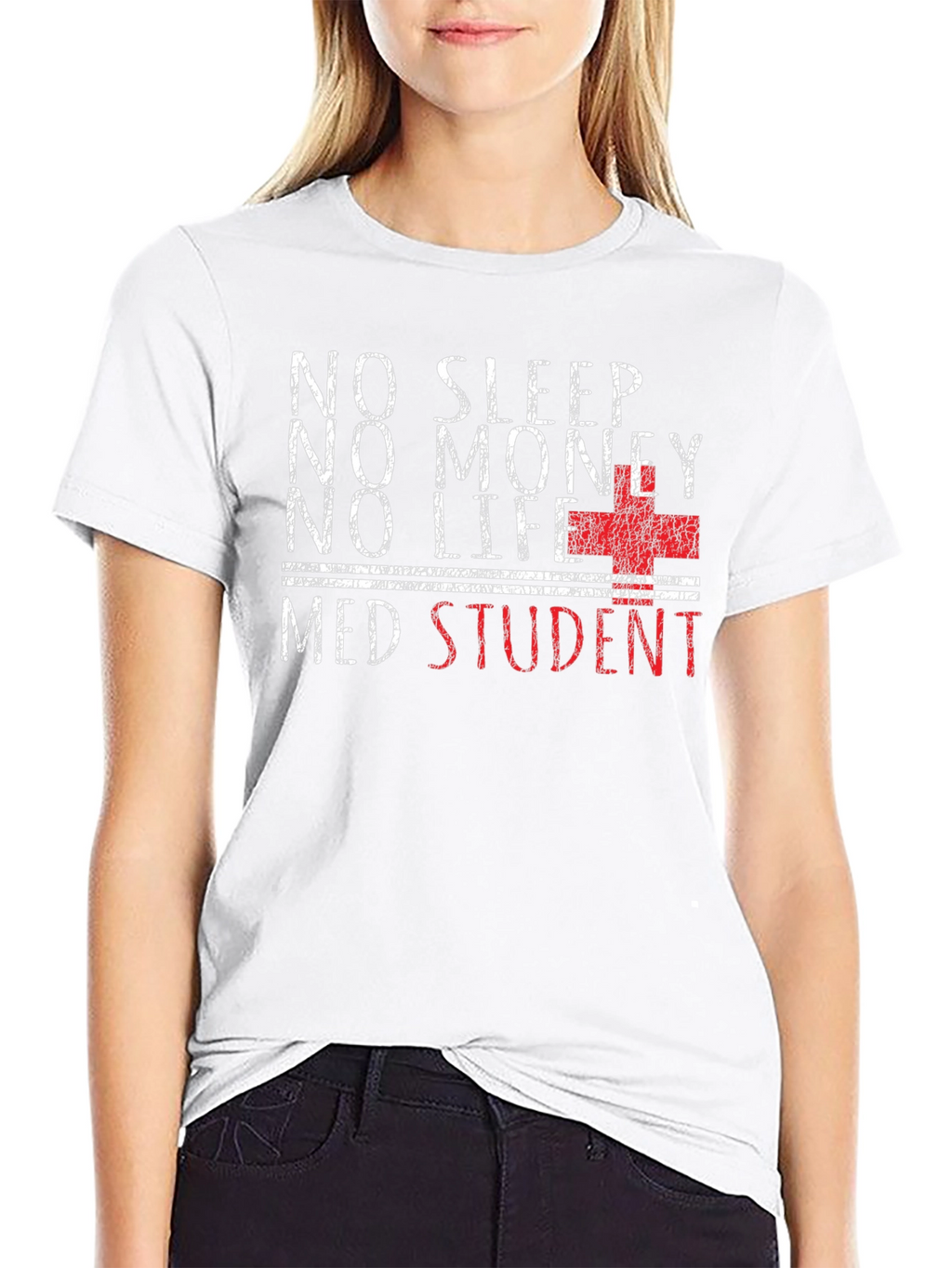 No Sleep Med Student Graphic T-Shirt