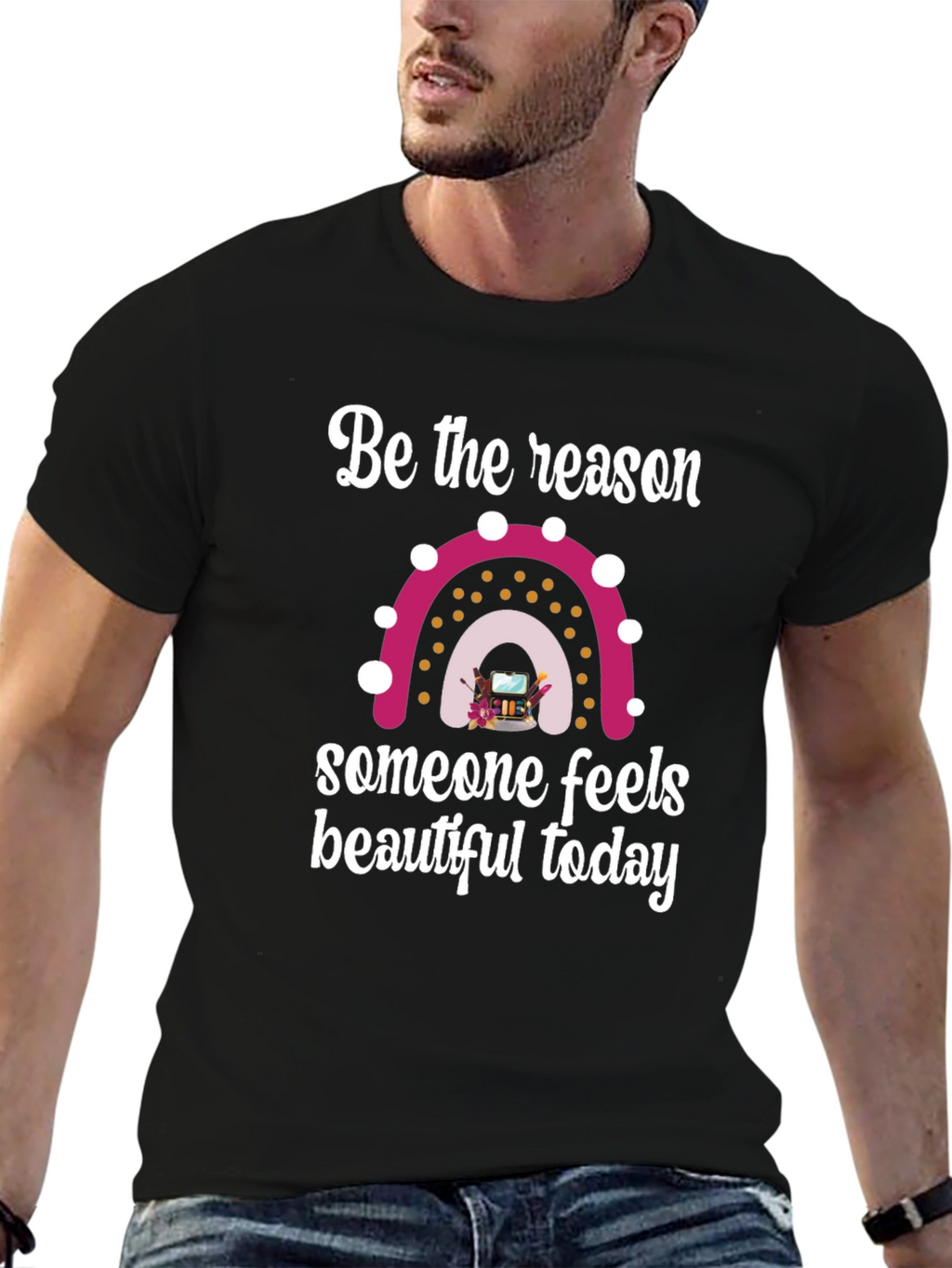 Be The Reason Rainbow Graphic Tee