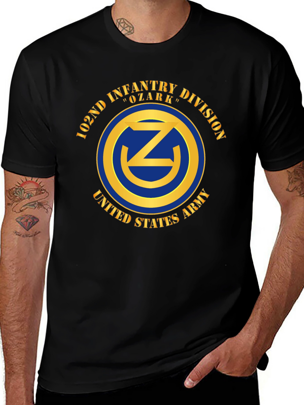 102nd Infantry Division T-Shirt - Ozark - US Army