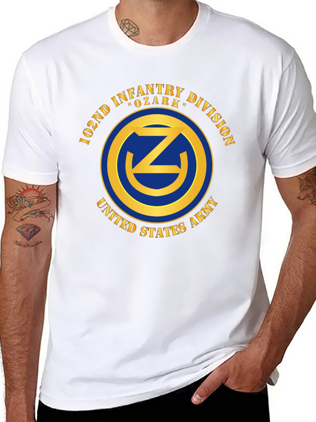 102nd Infantry Division T-Shirt - Ozark - US Army