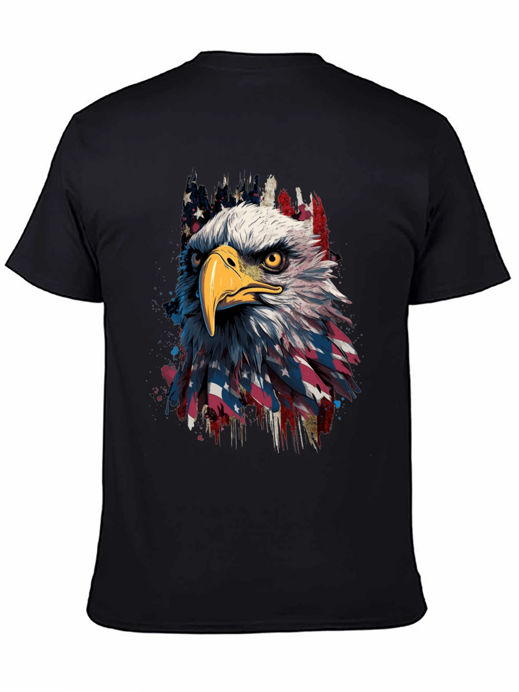 Eagle Flag Graphic Tee - Patriotic Menswear