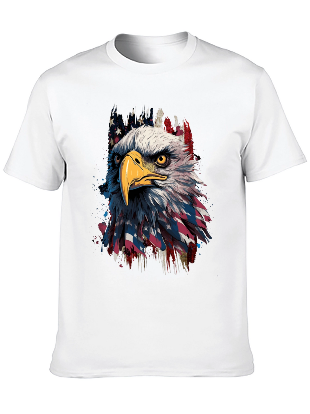 Eagle Flag Graphic Tee - Patriotic Menswear