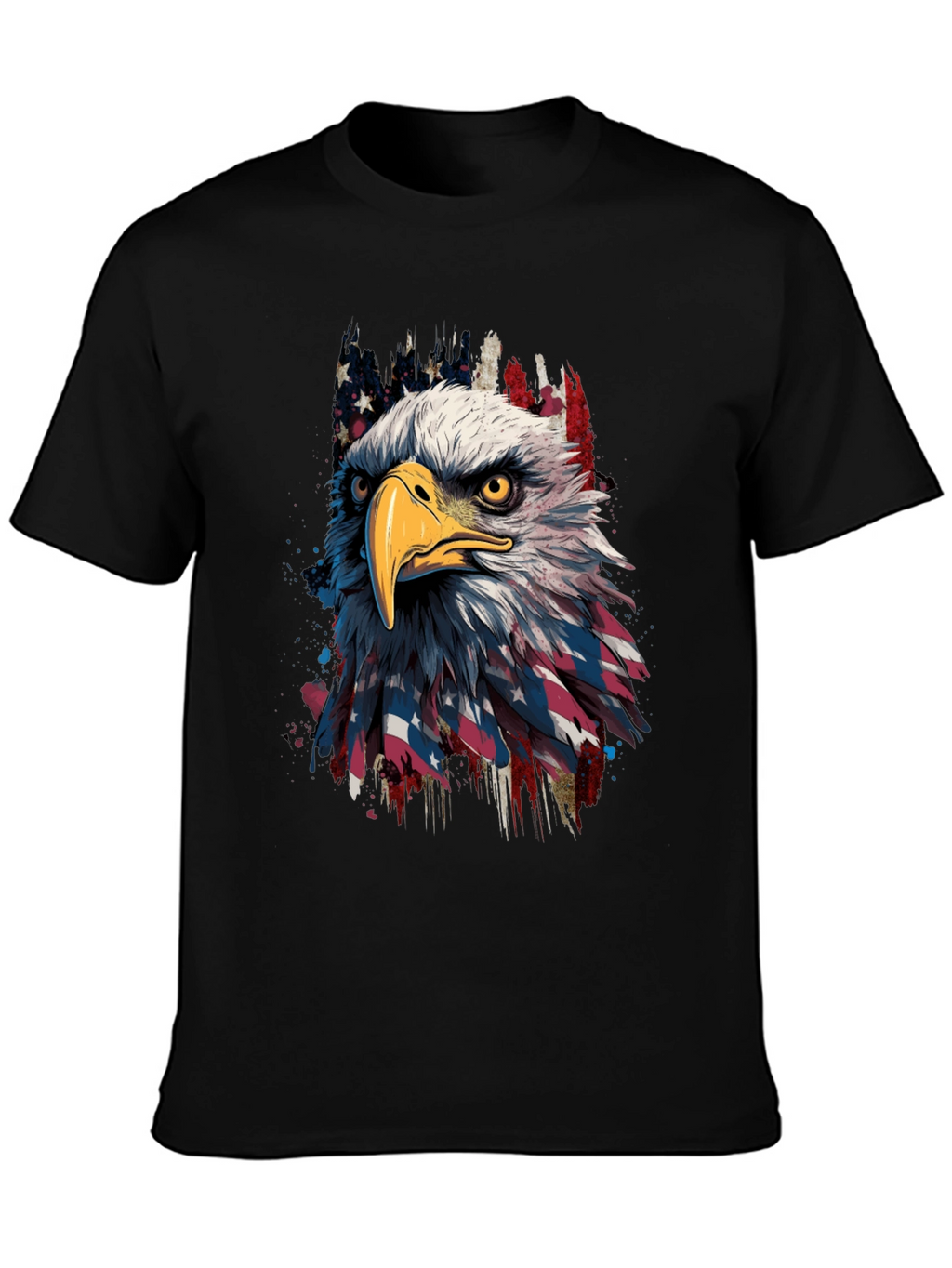 Eagle Flag Graphic Tee - Patriotic Menswear