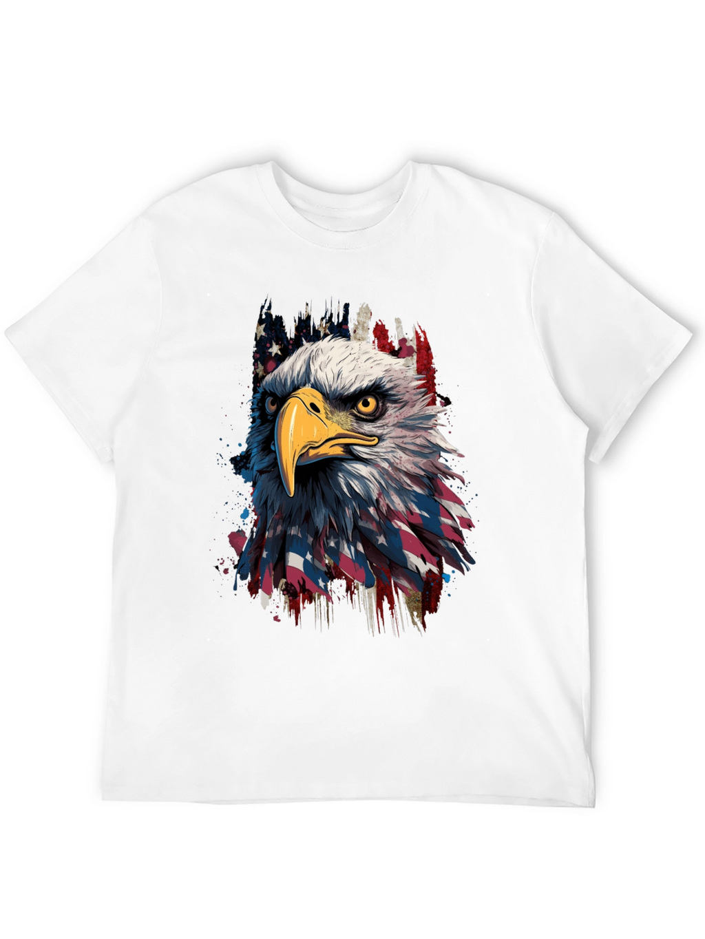 Eagle Flag Graphic Tee - Patriotic Menswear