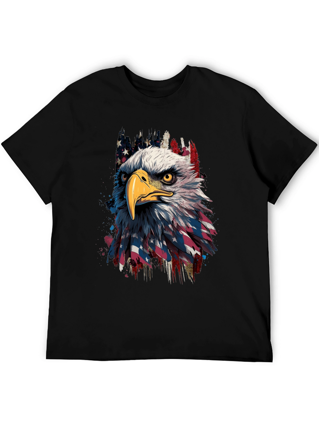 Eagle Flag Graphic Tee - Patriotic Menswear