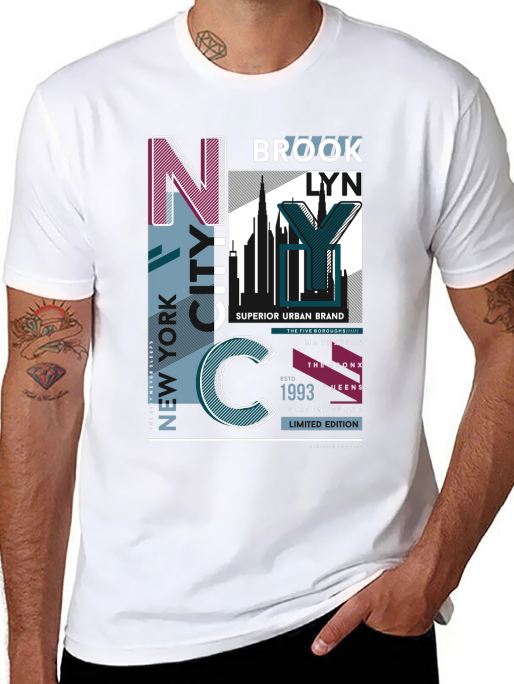 New York City Graphic Print T-Shirt
