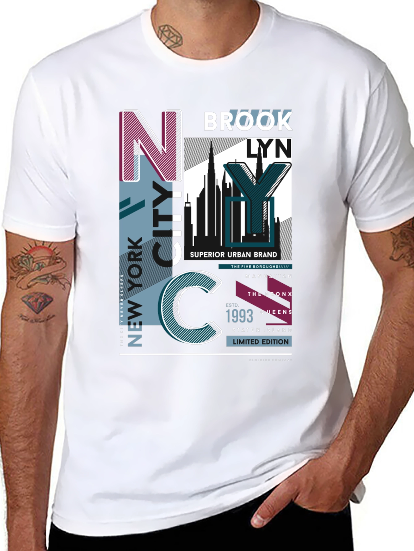 New York City Graphic Print T-Shirt