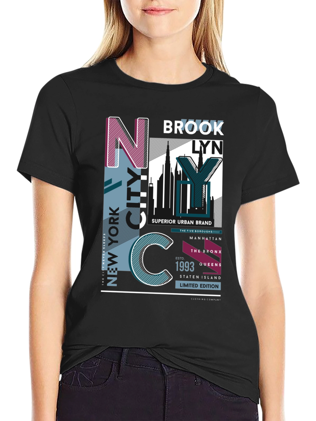 New York City Graphic Print T-Shirt